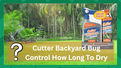 Cutter Backyard Spray How Long to Dry: Exploring the Mysteries of Drying Times and Beyond